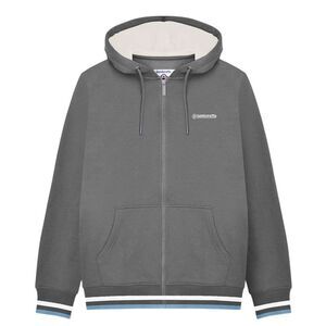 Lambretta Mens Full Zip Hoodie / Iron